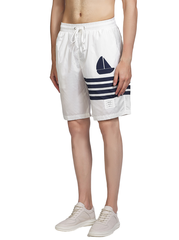 Thom Browne Style Men's Sailing Shorts
