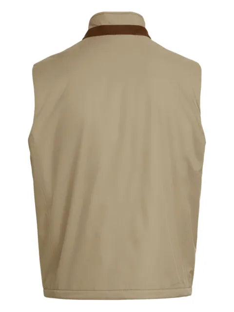 Polo Ralph Lauren zip-fastening logo-plaque vest