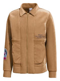 PUMA crossover splicing lapel jacket