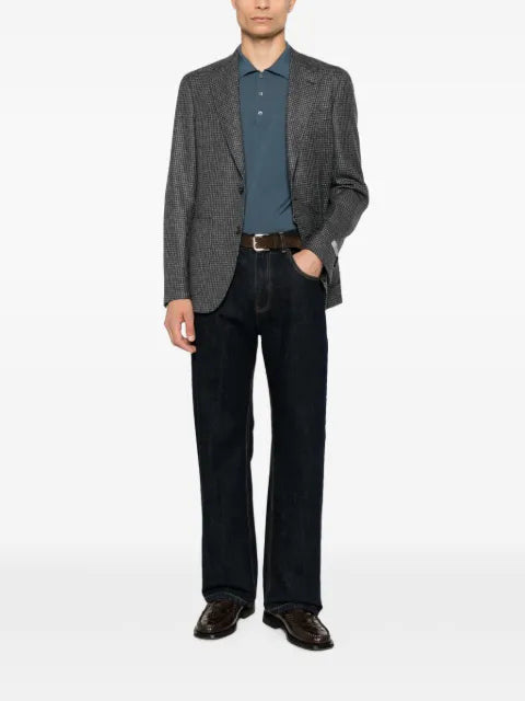 Canali houndstooth wool blazer