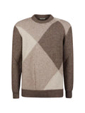 Ballantyne argyle-intarsia wool sweater