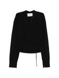 extreme cashmere Ella wrap cardigan
