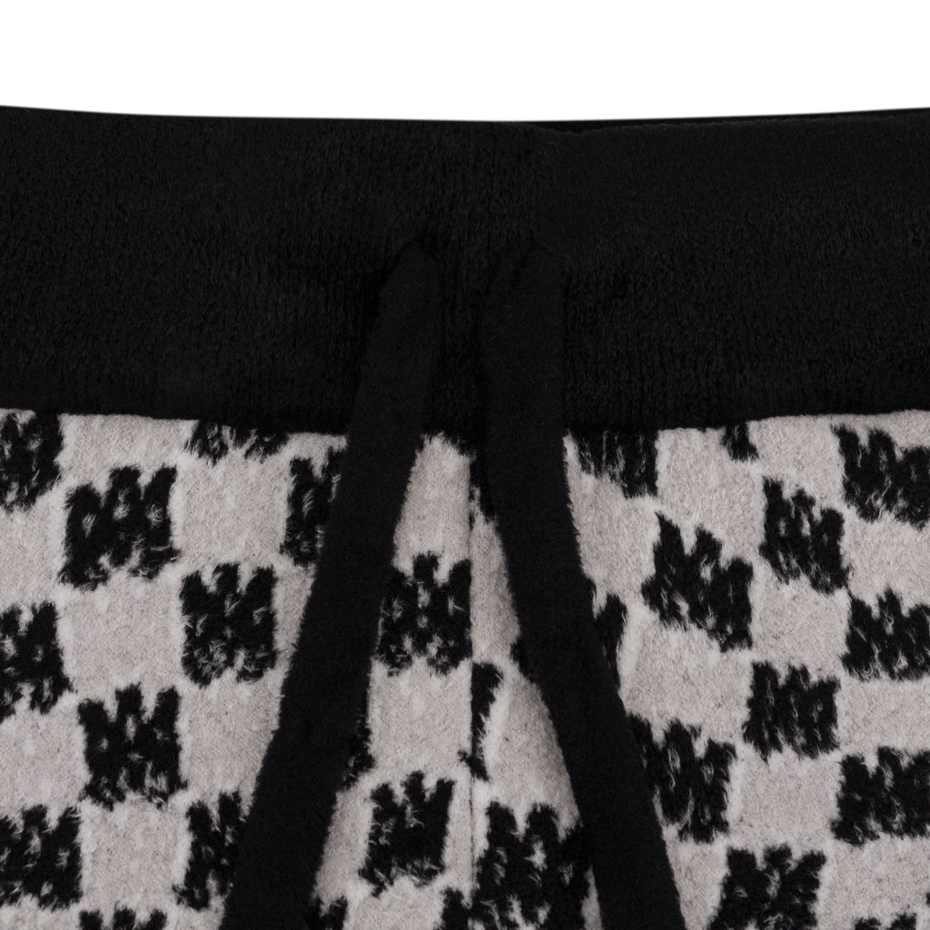 White MA Swirl Shorts