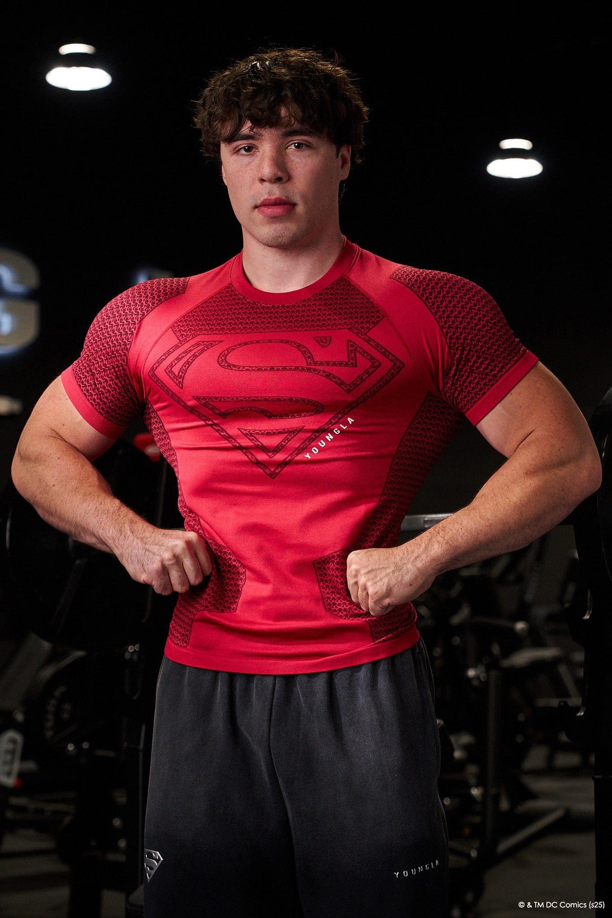 4117 - Superman Compression Tees