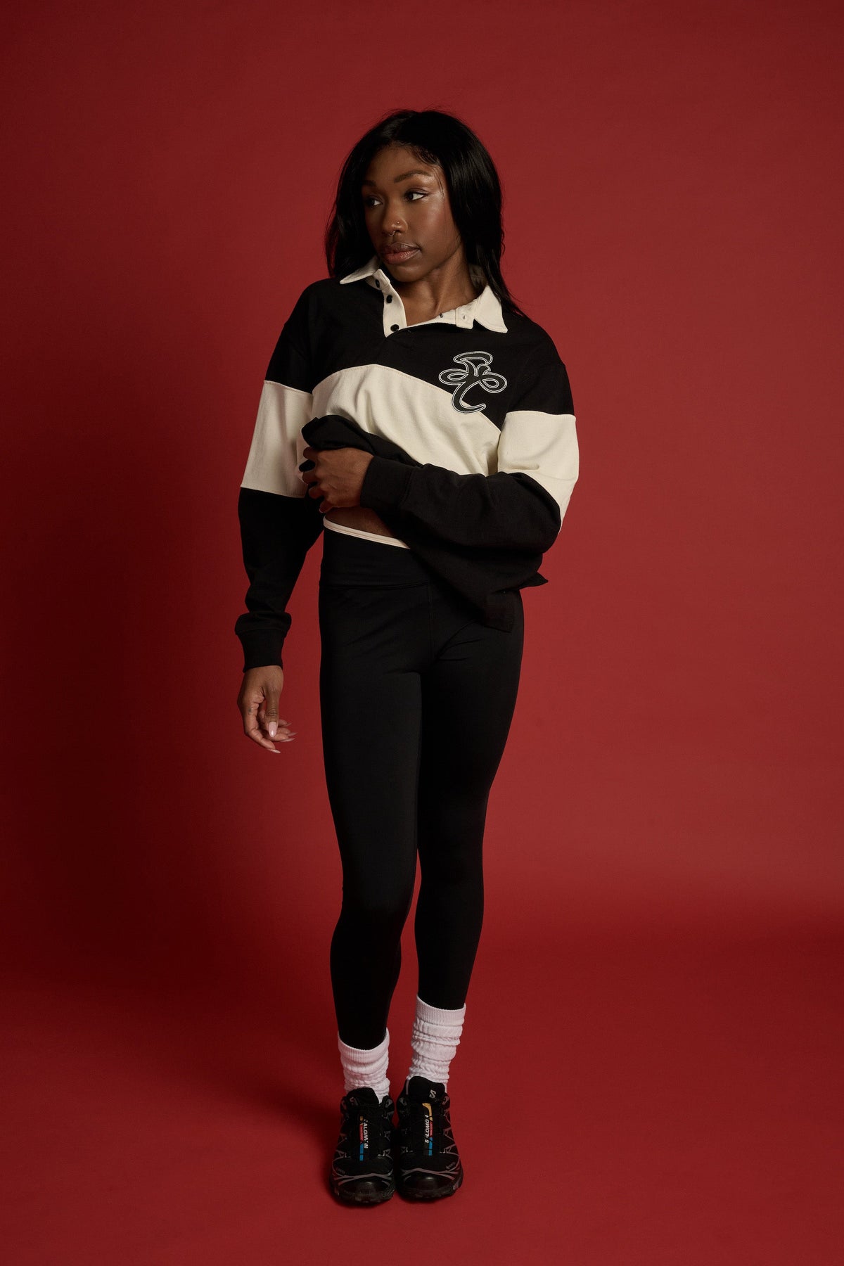 Charlie Long Sleeve Rugby Polo