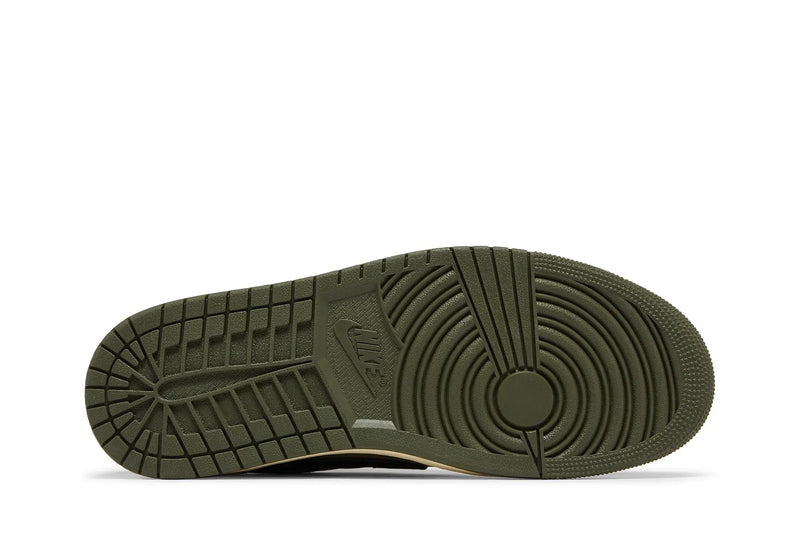 Travis Scott x Air Jordan 1 Low OG SP 'Reverse Olive' – Medium Olive & Sail Cactus Jack Low with Reversed Swoosh