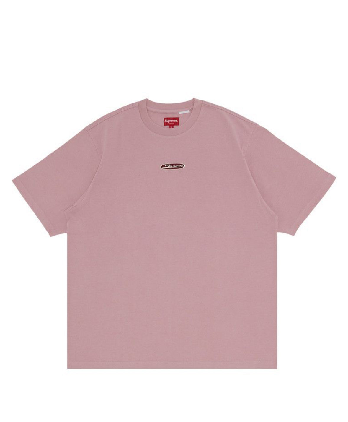 Supreme Oval Short Sleeve Top Dusty Pink