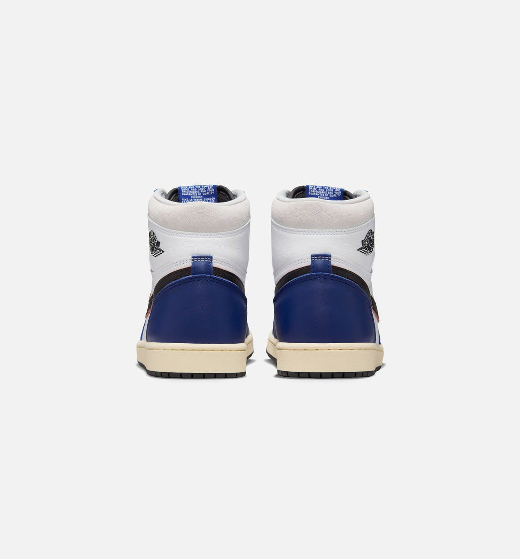 Air Jordan 1 Retro High OG Rare Air Men's Sneakers | White/Black/Neutral Grey/Deep Royal Blue