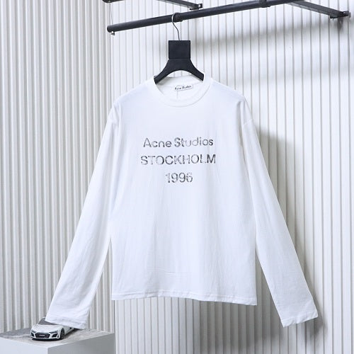 AC Sprayed 1996 Logo Longsleeve White
