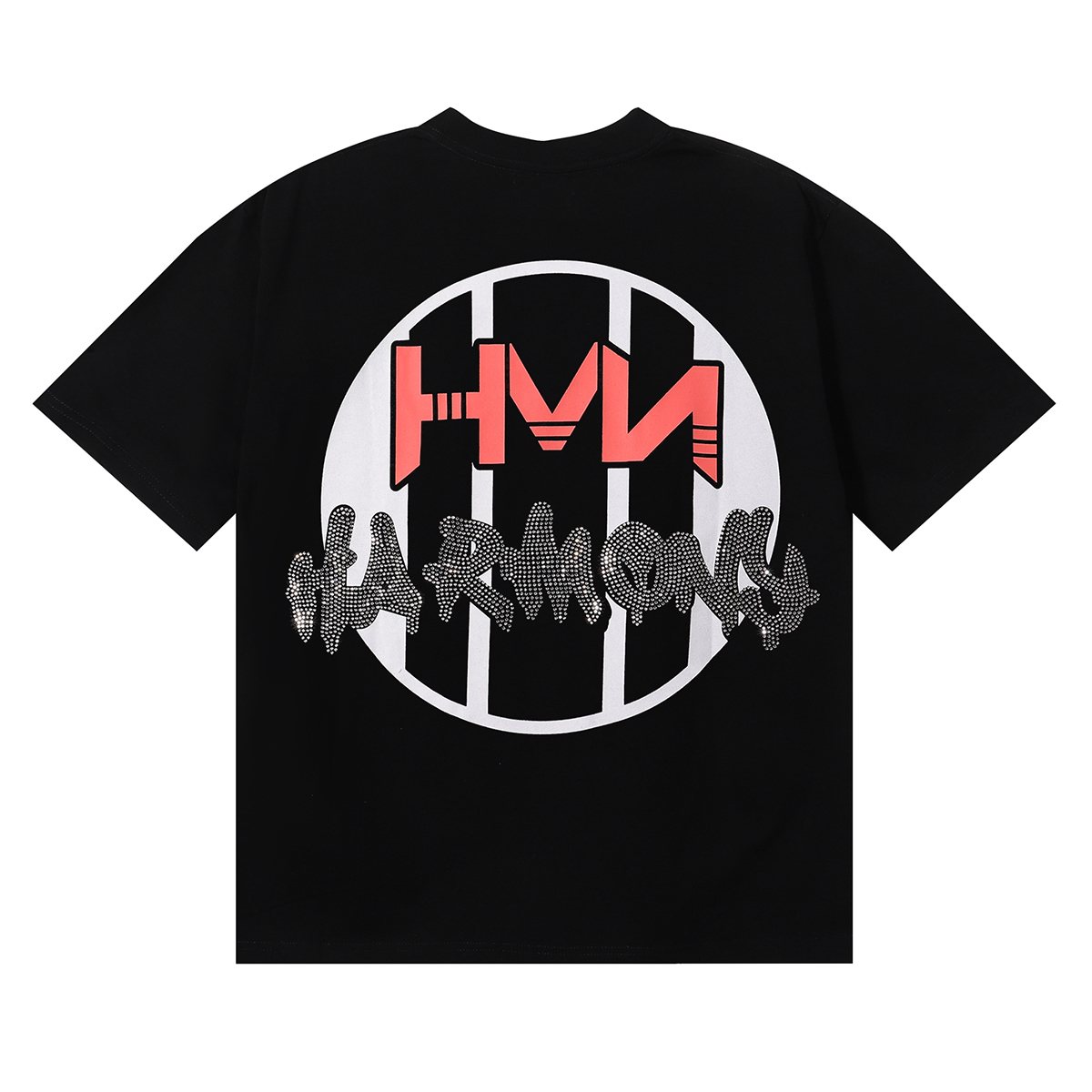 HARMONY Rhinestone Graphic Short-Sleeve T-Shirt