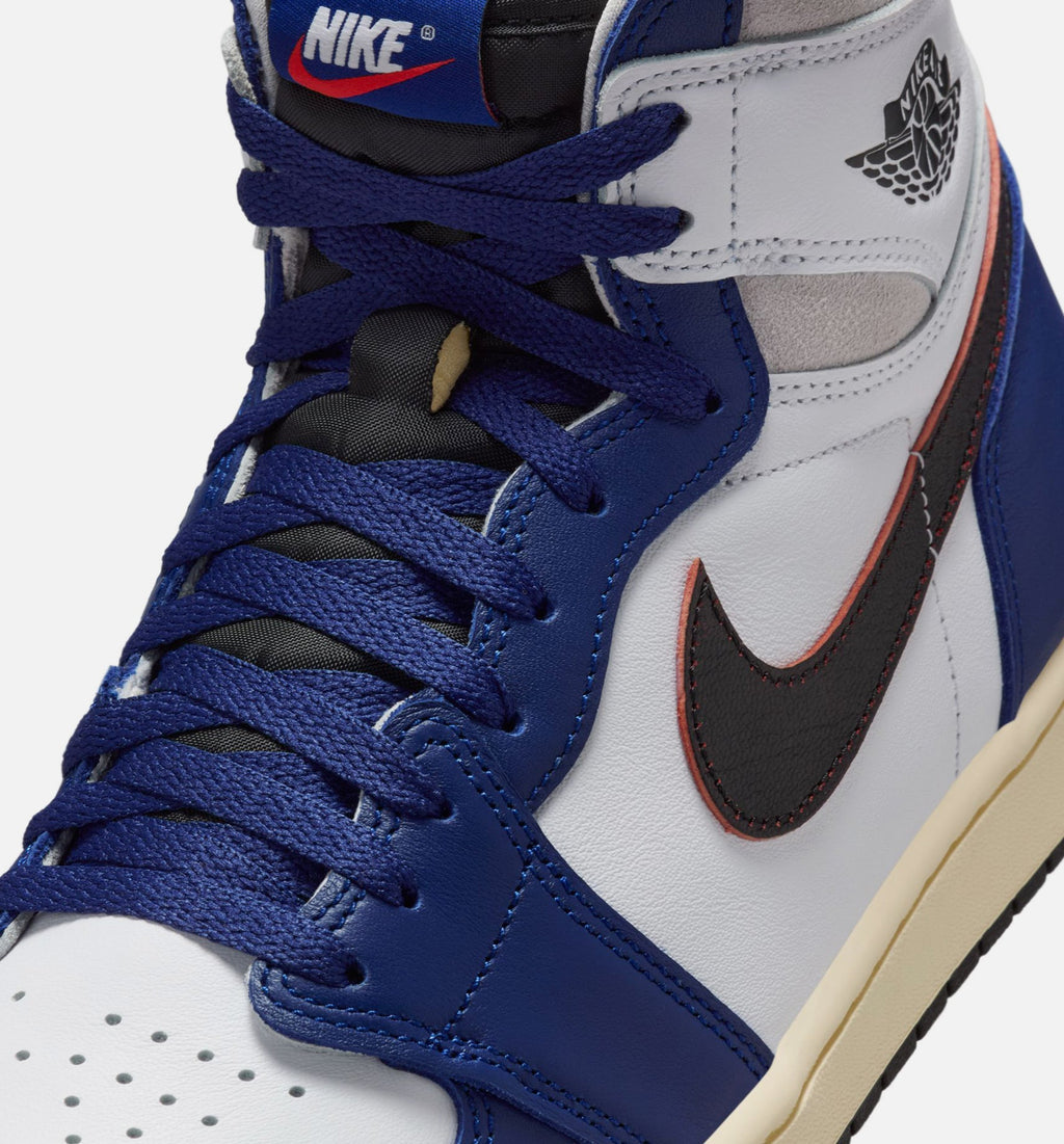 Air Jordan 1 Retro High OG Rare Air Men's Sneakers | White/Black/Neutral Grey/Deep Royal Blue