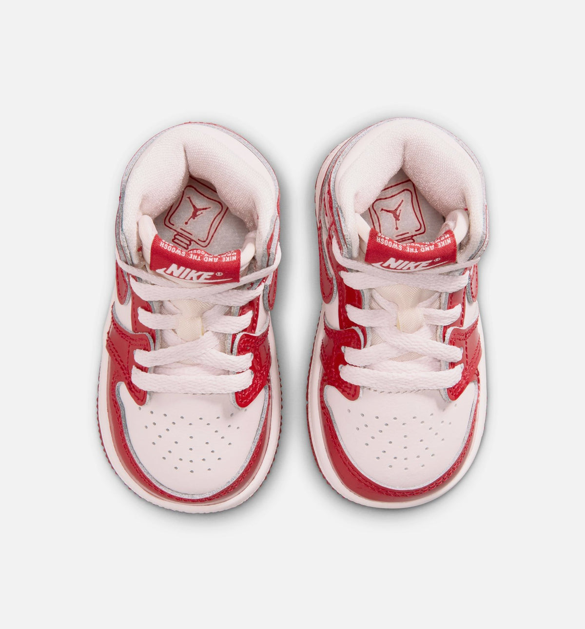 Air Jordan 1 Retro High OG Nails and Grails – Infant/Toddler Lifestyle Shoe in University Red/Metallic Silver