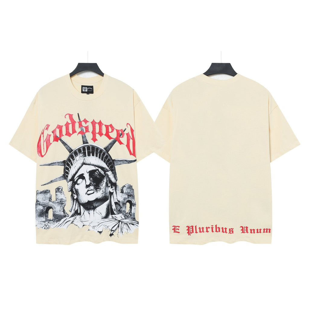 Godspeed Statue of Liberty Graphic T-Shirt